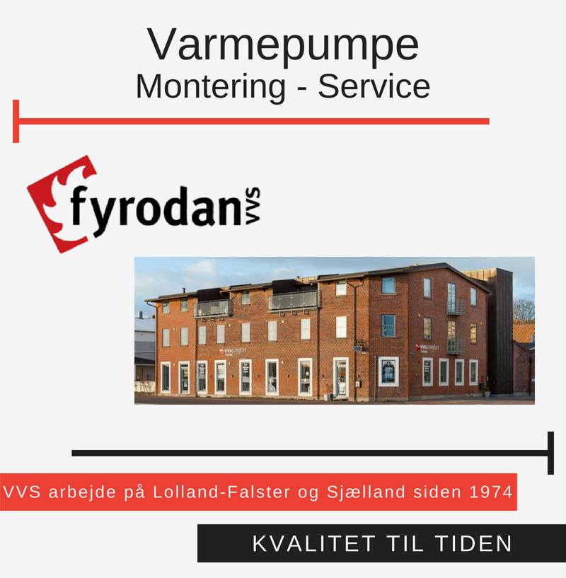 Montering og service af varmepumpe Nykøbing Falster