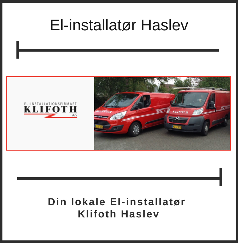 El-installatør Haslev / Faxe Kommune