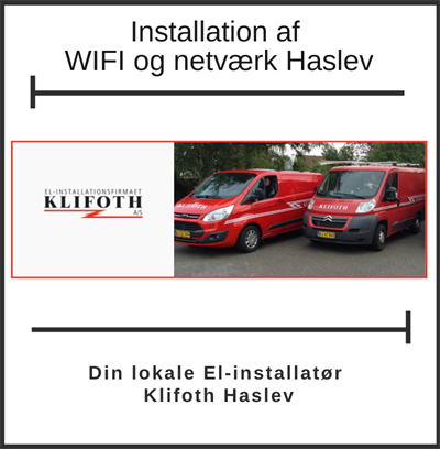 Installation af WiFi og Netværk Haslev / Faxe Kommune
