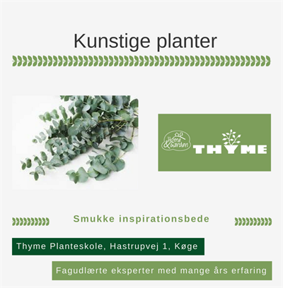 Kunstige planter Køge
