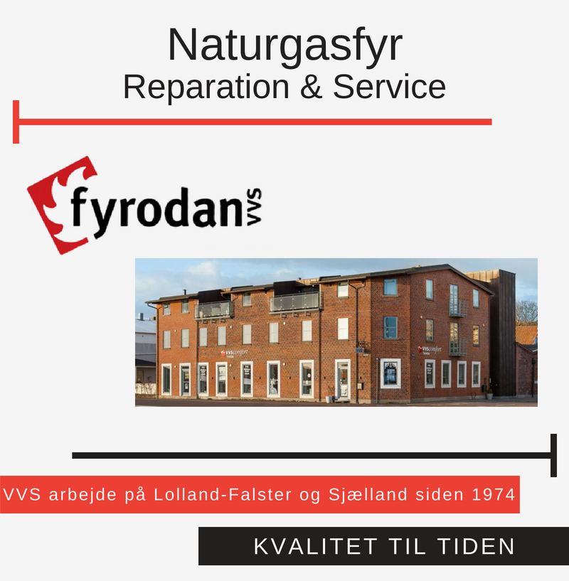 Reparation og service af naturgasfyr Nykøbing Falster