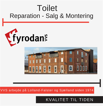 Reparation og montering af toilet Nykøbing Falster