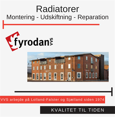 Udskiftning, reparation og montering af radiatorer Nykøbing Falster