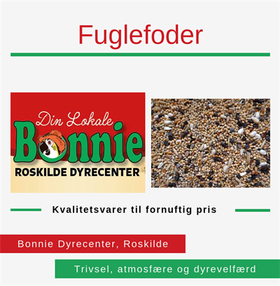 Fuglefoder, Bonnie Dyrecenter, Roskilde