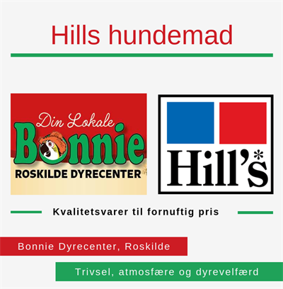 Hill's hundemad, Bonnie Dyrecenter, Roskilde