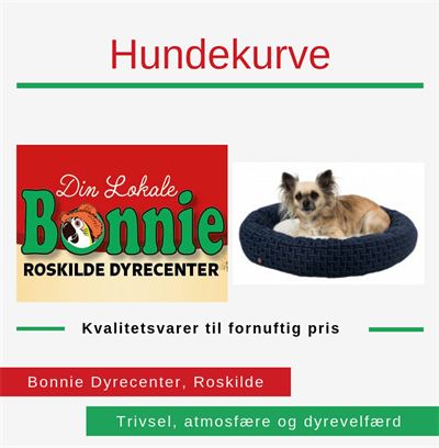 Hundekurve, Bonnie Dyrecenter, Roskilde