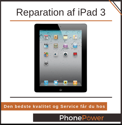iPad 3 Reparation Roskilde Ro's Torv