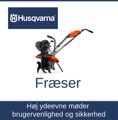 Fræser Husqvarna Egedal Veksø