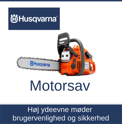 Motorsav Husqvarna Egedal Veksø