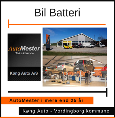 Bil batteri Vordingborg Køng Auto 